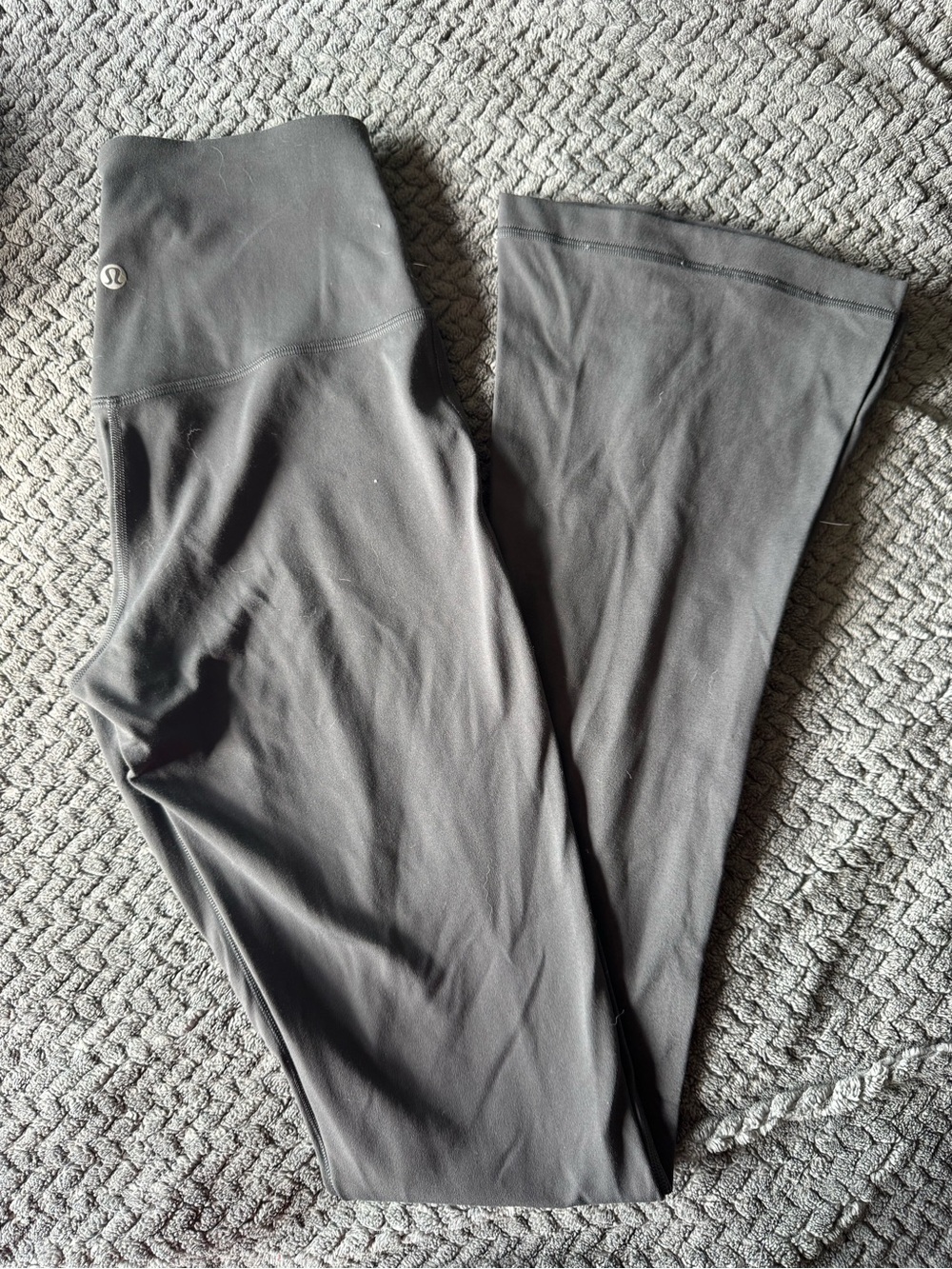 lululemon athletica Grey Flared Leggings
